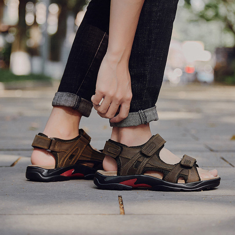 ComfortStep – Herrsandaler med Dämpning