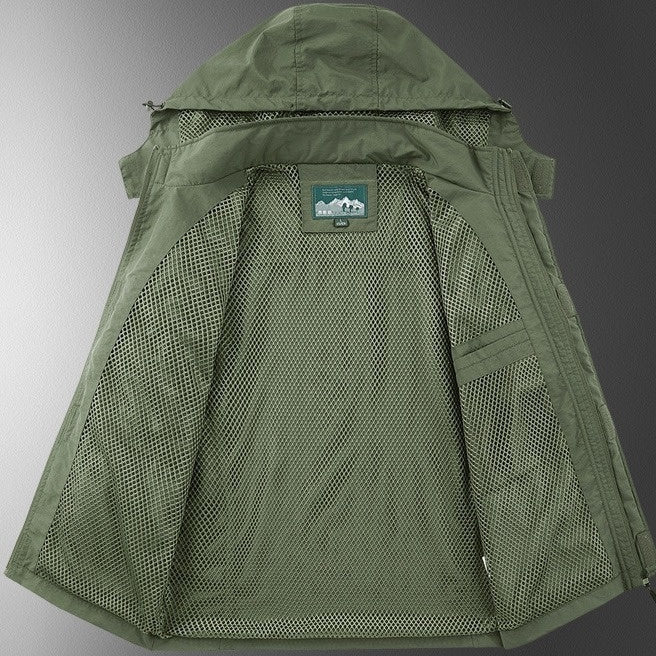 MultiPocket Pro – Outdoorjacka med Avtagbar Luva